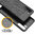 Flexi Slim Litchi Texture Case for Oppo A91 - Black Stitch