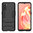Slim Armour Tough Shockproof Case & Stand for Oppo A91 - Black