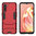 Slim Armour Tough Shockproof Case & Stand for Oppo A91 - Red