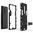 Slim Armour Tough Shockproof Case & Stand for OnePlus 8 - Black