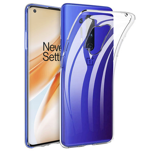 Flexi Slim Gel Case for OnePlus 8 Pro - Clear (Gloss Grip)