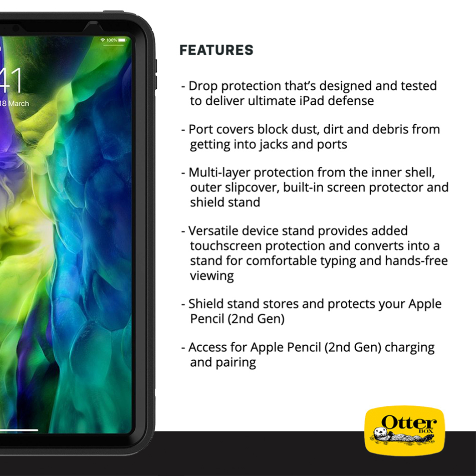 OtterBox Defender Shockproof Case for Apple iPad Pro 11-inch (1st / 2nd Gen)