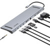 Baseus 10-in-1 (60W) USB Type-C (PD) Hub Adapter (VGA/HDMI) for MacBook / Laptop