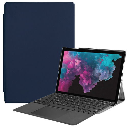Slim Smart Case & Stand for Microsoft Surface Pro 4 / 5 / 6 / 7 - Dark Blue