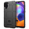 Anti-Shock Grid Texture Shockproof Case for Samsung Galaxy A31 - Black
