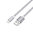 Long MFI Anti-Tangle USB Lightning Charging Cable (2m) for iPhone / iPad - Silver