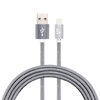 Long MFI Anti-Tangle USB Lightning Charging Cable (2m) for iPhone / iPad - Silver