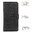 Leather Wallet Case & Card Holder Pouch for Oppo Find X2 Pro - Black