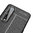 Flexi Slim Litchi Texture Case for Oppo Find X2 Pro - Black Stitch