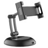 Stealth Adjustable Desk Stand / 360 Rotating Holder for iPad / Tablet - Black