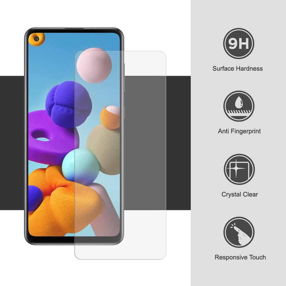 9H Tempered Glass Screen Protector for Samsung Galaxy A21s