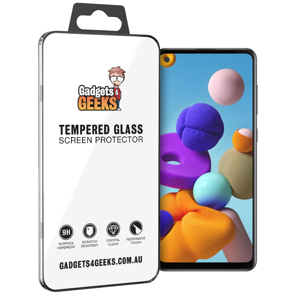 9H Tempered Glass Screen Protector for Samsung Galaxy A21s
