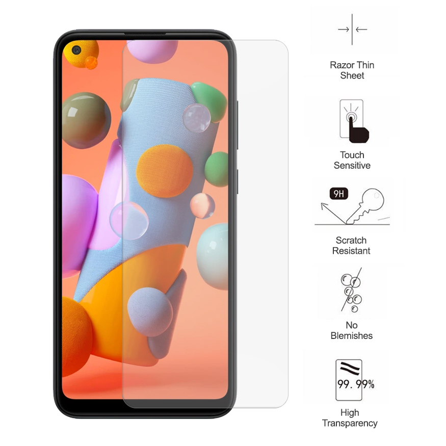 9H Tempered Glass Screen Protector for Samsung Galaxy A11