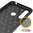 Flexi Slim Carbon Fibre Case for Motorola Moto G8 Power Lite - Brushed Black