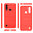Flexi Slim Carbon Fibre Case for Motorola Moto G8 Power Lite - Brushed Red