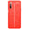 Flexi Slim Litchi Texture Case for realme 6 - Red Stitch