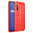 Flexi Slim Litchi Texture Case for realme 6 - Red Stitch