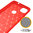 Flexi Slim Carbon Fibre Case for Google Pixel 4a - Brushed Red