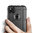 Anti-Shock Grid Texture Tough Case for Google Pixel 4a - Black