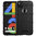 Anti-Shock Grid Texture Tough Case for Google Pixel 4a - Black