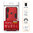 Slim Armour Tough Shockproof Case & Stand for Samsung Galaxy A11 - Red