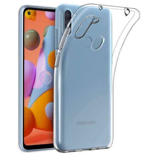 Flexi Slim Gel Case for Samsung Galaxy A11 - Clear (Gloss Grip)