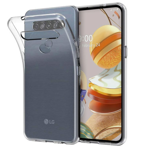 Flexi Slim Gel Case for LG K61 - Clear (Gloss Grip)