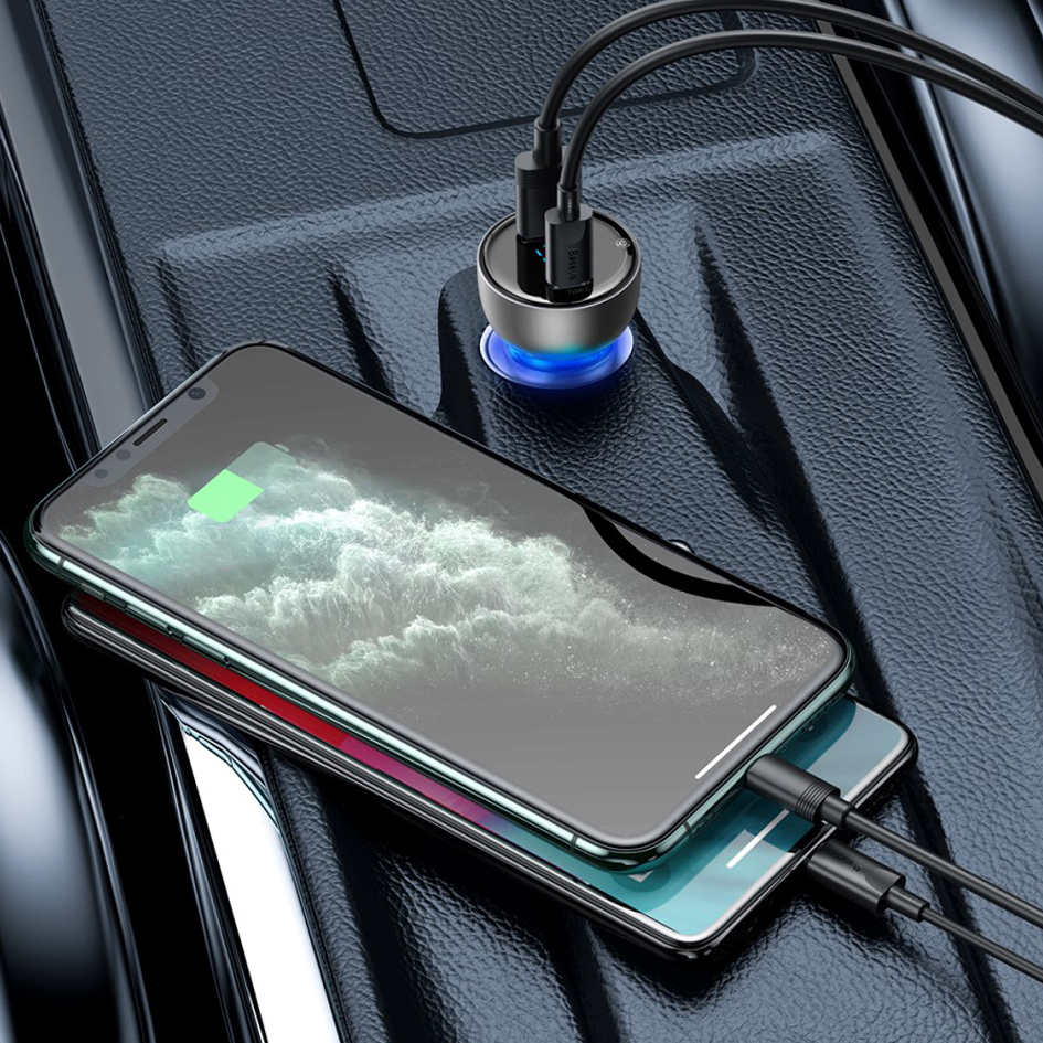baseus car charger 65w