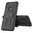 Dual Layer Rugged Tough Case & Stand for Samsung Galaxy A11 - Black