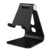 Universal Aluminium Adjustable Desktop Stand for Phone / Tablet - Black