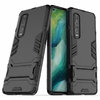Slim Armour Tough Shockproof Case & Stand for Oppo Find X2 Pro - Black