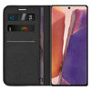 Leather Wallet Case & Card Holder Pouch for Samsung Galaxy Note 20 - Black