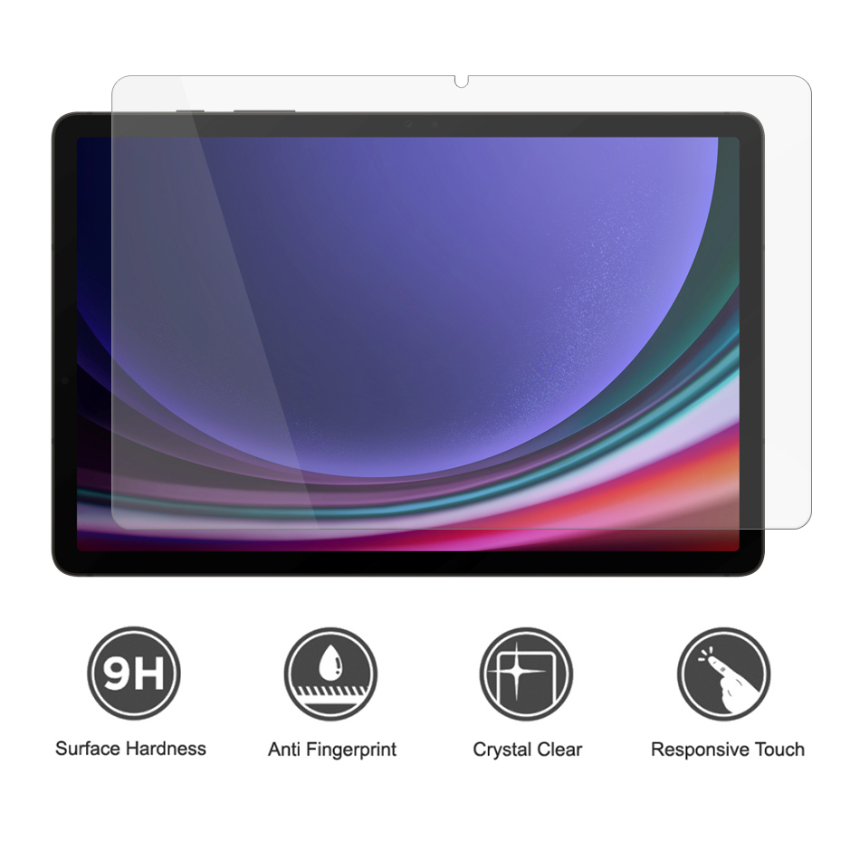 9H Tempered Glass Screen Protector for Samsung Galaxy Tab S7 / S8 / S9 / S9 FE / S10 FE