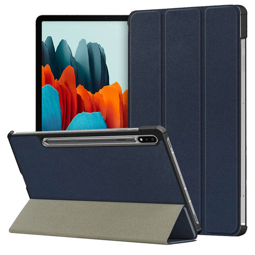 Trifold Smart Case & Stand for Samsung Galaxy Tab S7 / S8 - Blue