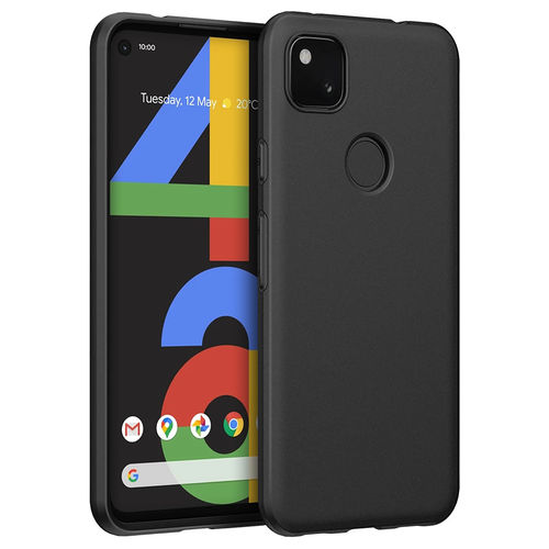 Flexi Stealth Liquid Silicone Case for Google Pixel 4a - Black (Matte)