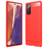 Flexi Slim Carbon Fibre Case for Samsung Galaxy Note 20 - Brushed Red