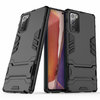 Slim Armour Tough Shockproof Case & Stand for Samsung Galaxy Note 20 - Black