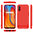 Flexi Slim Carbon Fibre Case for realme C3 - Red (Texture)