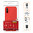 Flexi Slim Carbon Fibre Case for realme C3 - Red (Texture)