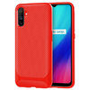 Flexi Slim Carbon Fibre Case for realme C3 - Red (Texture)