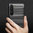 Flexi Slim Carbon Fibre Case for Motorola Edge - Brushed Black