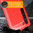 Flexi Slim Carbon Fibre Case for Motorola Edge - Brushed Red