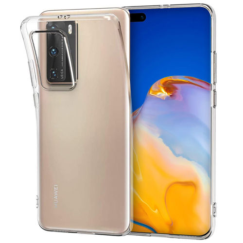 Flexi Slim Gel Case for Huawei P40 Pro - Clear (Gloss Grip)