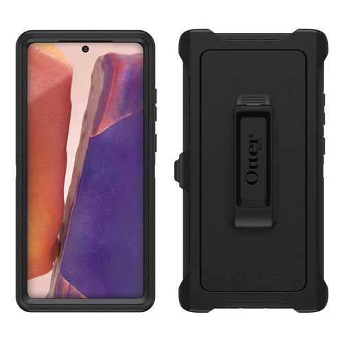 OtterBox Defender Shockproof Case & Belt Clip for Samsung Galaxy Note 20 - Black