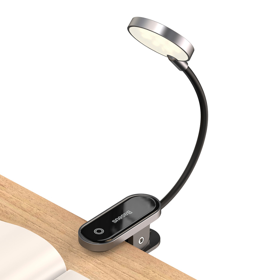 Clip on led reading outlet light