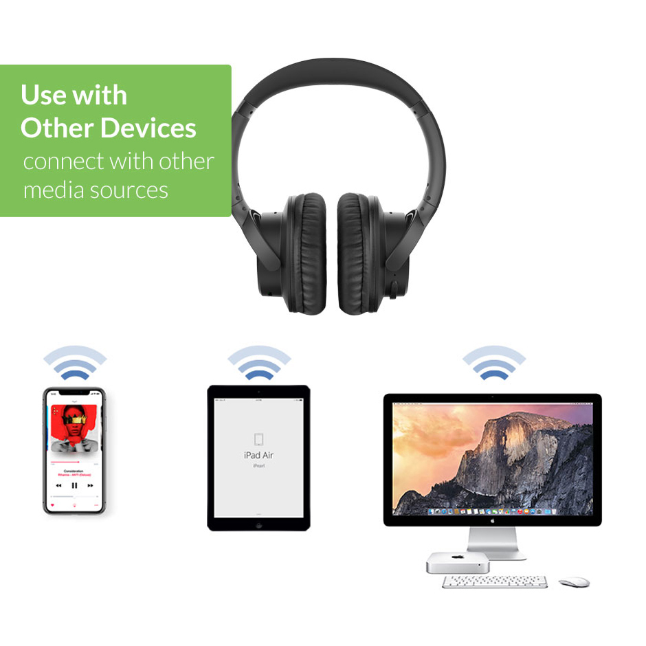 Avantree TV Audio Bluetooth Transmitter Headphones Charging Stand