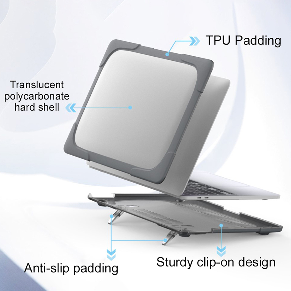 Heavy Duty Tough Shockproof Case for Apple MacBook Air (13-inch) 2020 / 2019 / 2018