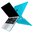 Glossy Hard Shell Case for Apple MacBook Air (13-inch) 2020 / 2019 / 2018 - Light Blue