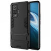 Slim Armour Tough Shockproof Case & Stand for Vivo X50 Pro - Black