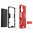 Slim Armour Tough Shockproof Case & Stand for Vivo X50 Pro - Red